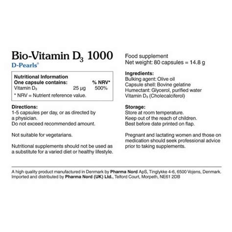 Bio Vitamin D3 1000 IU Capsules X 80 Pack Of 1