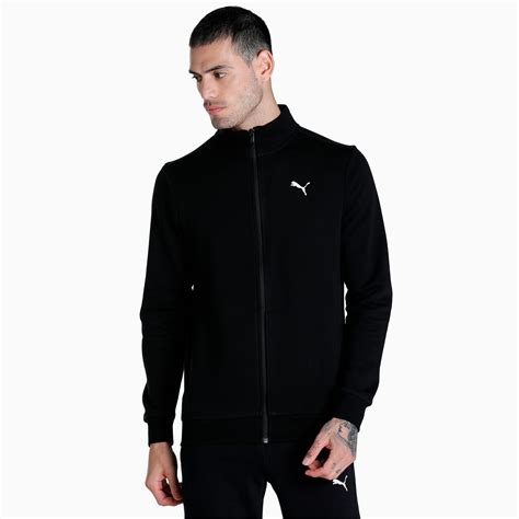 Zippered Full Zip Mens Slim Fit Polo Jacket Puma