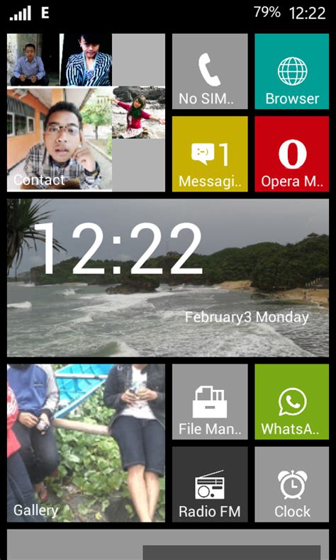 Membuat Tampilan Android Menjadi Windows Phone