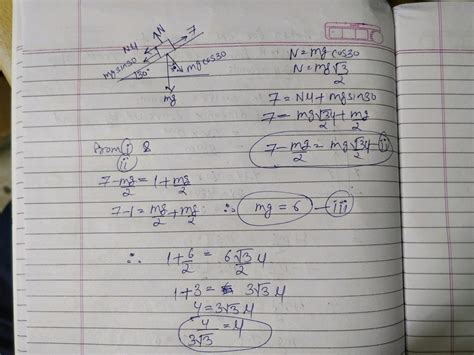 Figure Shows A Block Kept On A Rough Inclined Plane The Maximum