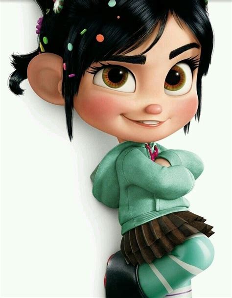 Pin By Evelyn Gonzalez On Vanellope Von Schweets From Wreck It Ralph Cute Disney Characters