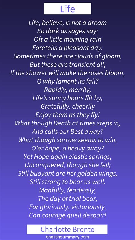 English Poem About Life Kaylieqowalter
