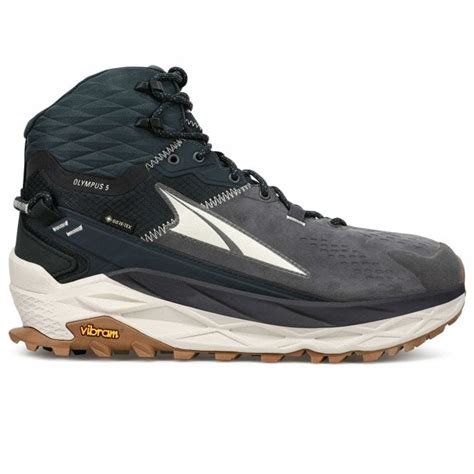 Altra Olympus 5 Hike Mid Gtx Mens Waterproof Hiking Boots Blackgray At