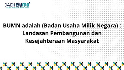 Bumn Adalah Badan Usaha Milik Negara Landasan Pembangun