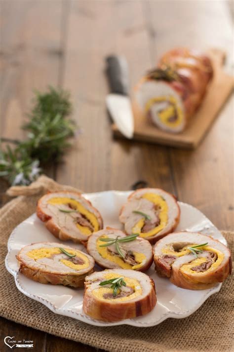 Roll Di Tacchino Farcito Al Forno Ricetta Secondo Piatto Facile Gustoso