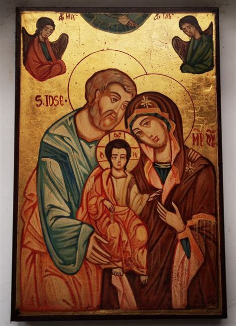 Icona Disegnata A Mano Della Sacra Famiglia Ges Cristo Catawiki