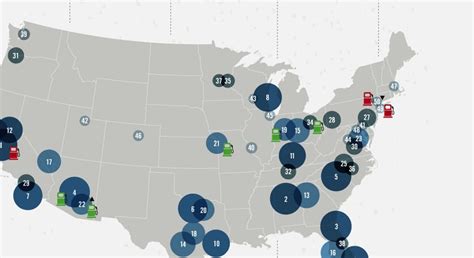 Infographic Of The Day Which Cities Spend The Most On Gas Fast Company