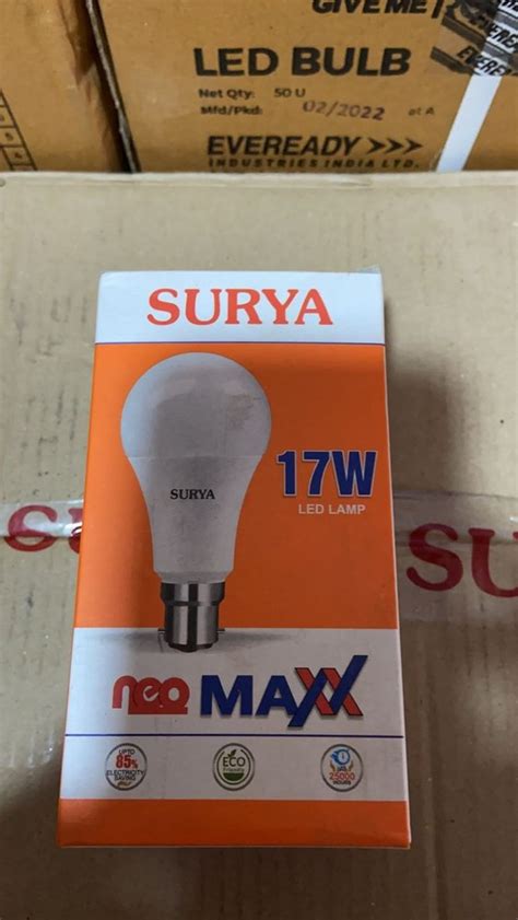 Ceramic W Surya Neo Maxx Led Bulb Cool Daylight At Rs Piece In