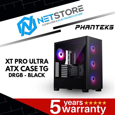 PHANTEKS XT PRO ULTRA ATX CASE TG DRGB (BLACK, WHITE) | Lazada