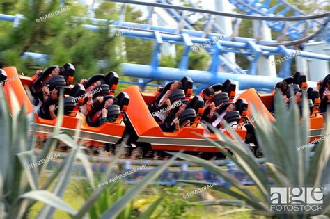 The Dragon Roller Coaster Ocean Park Hong Kong Stock Photo Picture