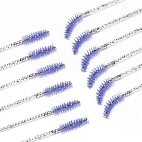 Pieces Mascara Wands Spoolies With Crystal Handle Eyelash Brushes