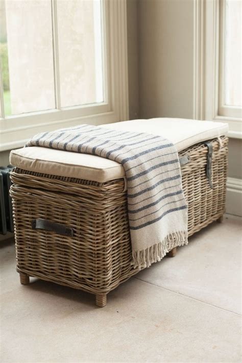 Rattan Storage Bench | Willow Lifestyle