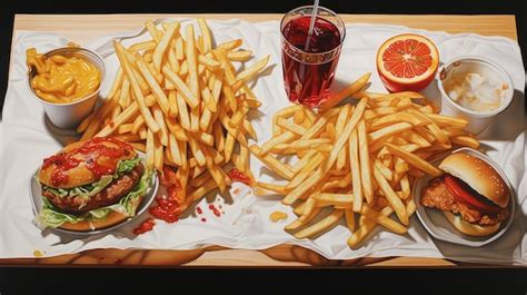 Premium AI Image | Hyper Realistic Food Paintings