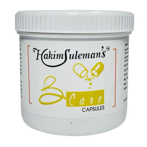 Buy Hakim Sulemans B Care Ayurvedic Capsules I Pure Natural