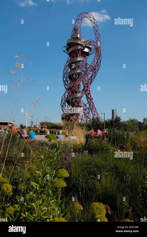 The 1145m Tall Arcelormittal Orbit Observation Tower In The Queen