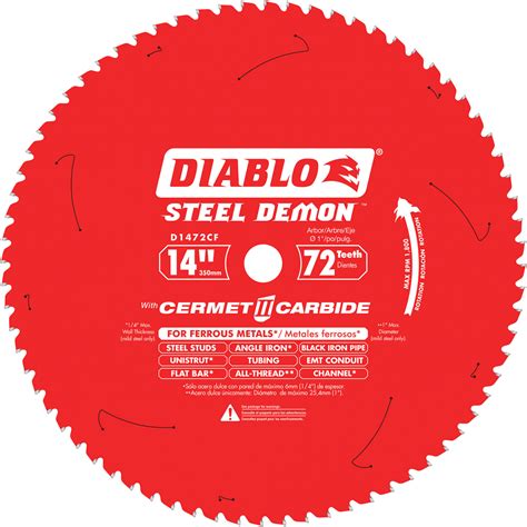 Diablo Steel Demon Cermet Ii Carbide Metal Cutting Circular Saw Blade