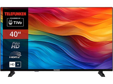 TELEFUNKEN XF40TO750S LED TV Flat 40 Zoll 100 Cm Full HD SMART TV