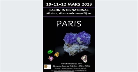 Salon International Des Min Raux Fossiles Gemmes Et Bijoux De Paris