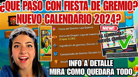 Que Paso Con Fiesta De Gremio Nuevo Calendario Info A Detalle