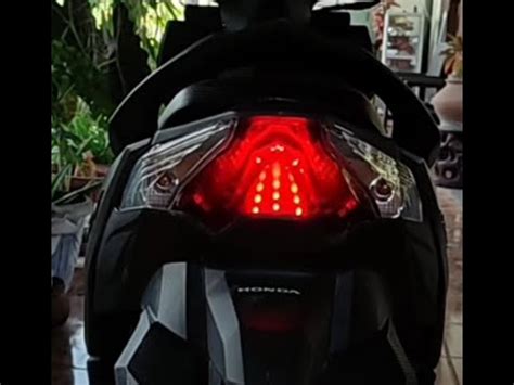 Membuat Lampu Rem Running Honda Beat Deluxe Modal 50rb YouTube