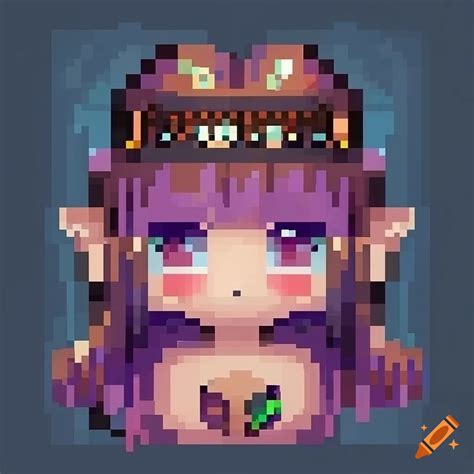 32x32 High Detailed Chibi Closeup Eyes Pixel Art On Craiyon