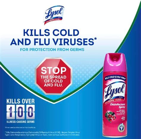 Lysol Disinfectant Spray Crisp Berry 170g Lazada Ph