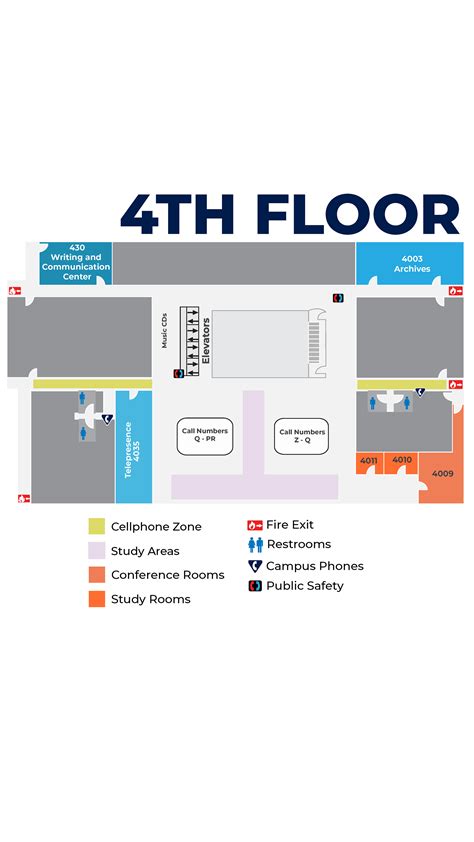 Sandra Curcio - Wayfinding Map for the Alvin Sherman Library