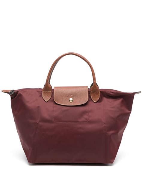 Longchamp Medium Le Pliage Original Tote Bag Red FARFETCH QA