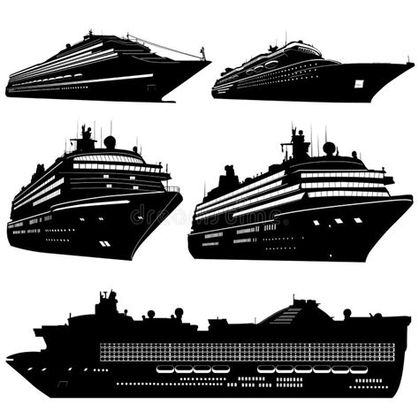 Cruise Ship Vector Stock Vector Illustration Of Dream