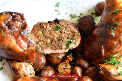 Cuisse De Poulet Farcie Aux Champignons Et Noix Petits Plats Entre Amis