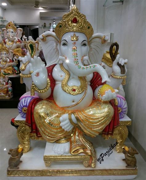 Marble Ganesh Statue For Home Mandir Temple Office Ganesh Etsy