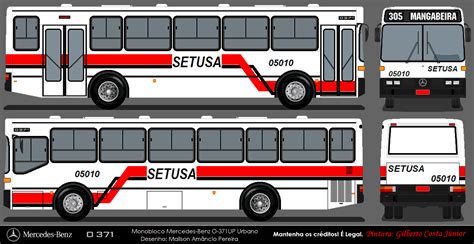 Série histórica Mercedes Benz Monobloco O 371 U de João Pessoa e