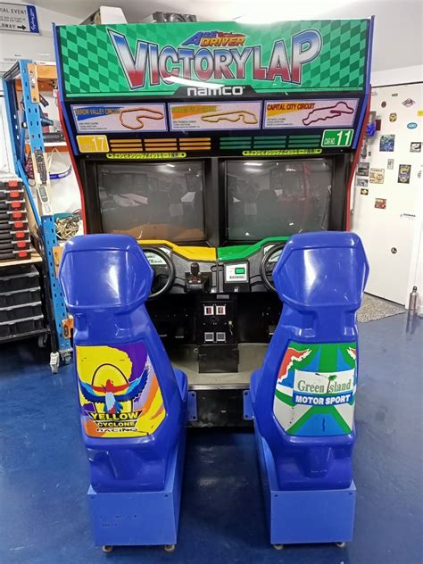 Namco Victory Lap Twin Driving Cabinet For Sale Arcade Aussie Arcade