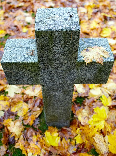 Tombstone cross | Arts & Entertainment Stock Photos ~ Creative Market