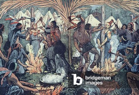 Image Of The Cruel Martyrdom Of Jesuit Missionaries Jean Brebeuf And