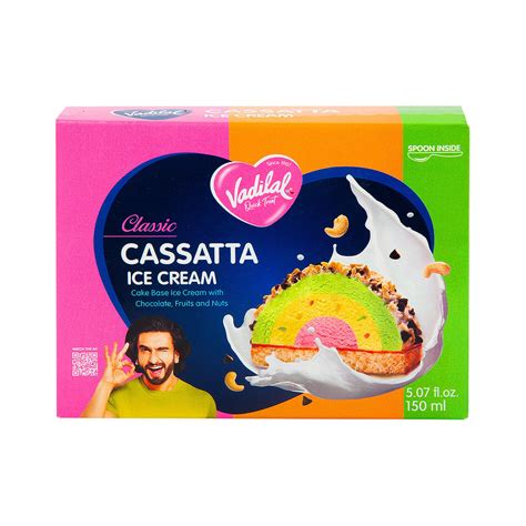 Vadilal Classic Cassatta Ice Cream 150 Ml Online At Best Price Ice Cream Take Home Lulu Uae