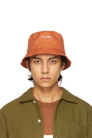 Jacquemus 橙色 Le Bob Gadjo 渔夫帽 SSENSE