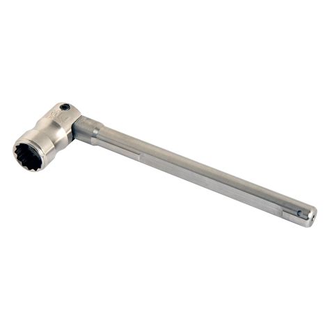 Imn Pinched Steel 716 Bi Hex Box Scaffold Spanner With Tether Hole