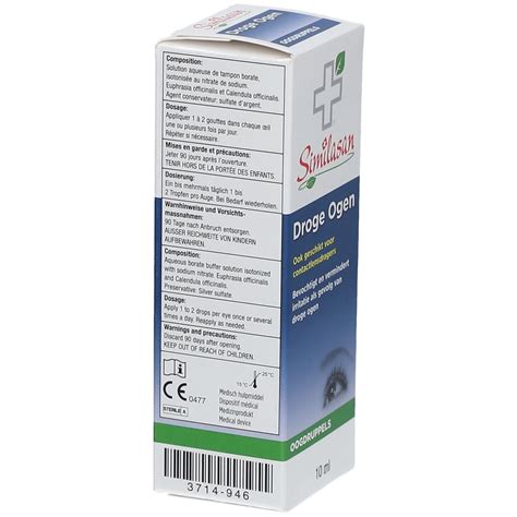 Similasan Yeux Secs Ml Redcare Pharmacie