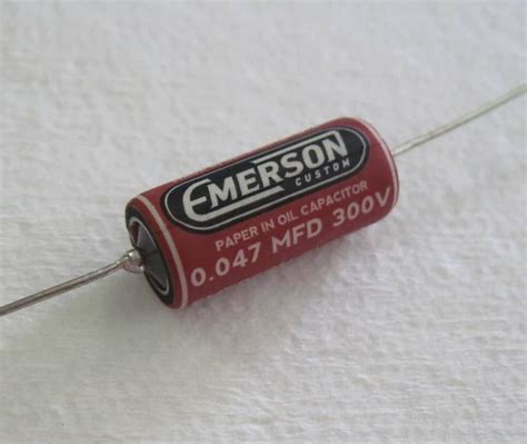 Emerson Custom Uf Paper In Oil Tone Capacitor Reverb