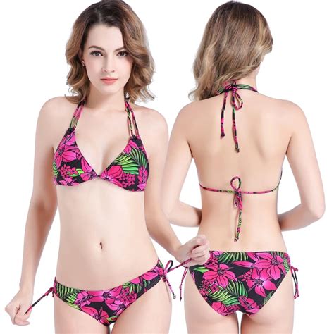 Nylon Lycra Fabric Plus Size Bikini Set Fully Lined Most Popular Floral