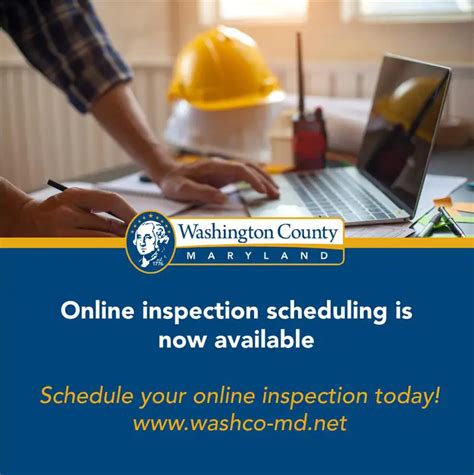 Online Inspection Scheduling Is Now Available Washington County