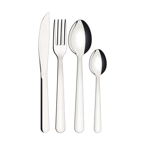 Tramontina Malibu 24 Piece Stainless Steel Flatware Set Tramontina