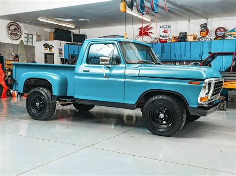 1979 Ford F100 F 100 Custom Stepside Flareside Pick Up Truck For Sale Ford F 100 Step Side