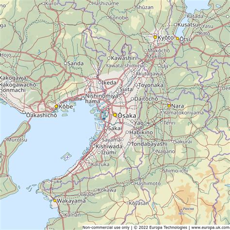 Map Of Saka Japan Global Atlas