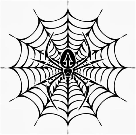 Free Printable Spider Web Coloring Pages For Kids