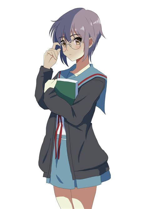 Safebooru 1girl Adjusting Eyewear Bangs Black Cardigan Blue Sailor