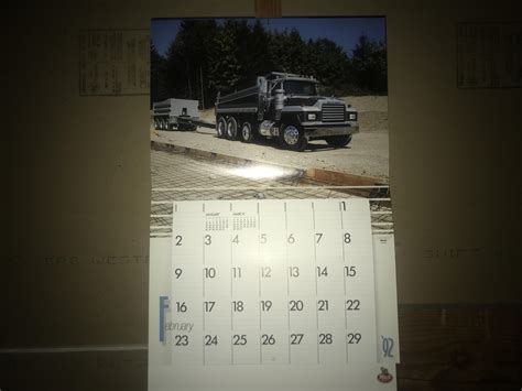 Big Mack Truck Calendar Odds And Ends