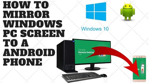 How To Mirror Windows Pc Screen To A Android Phone Youtube