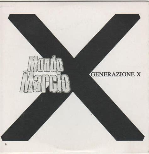 Mondo Marcio Generazione X Cardboard Cd Discogs